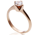 помолвочное кольцо классическое на заказ SGPP044
